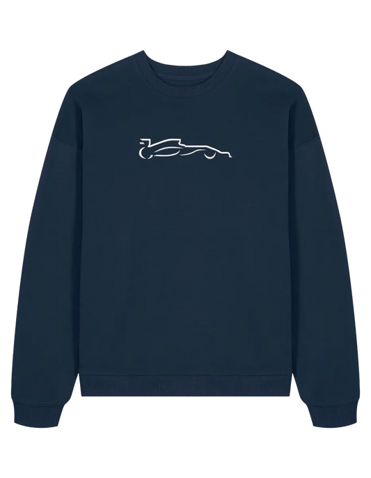 Race car outline sweatshirt F1