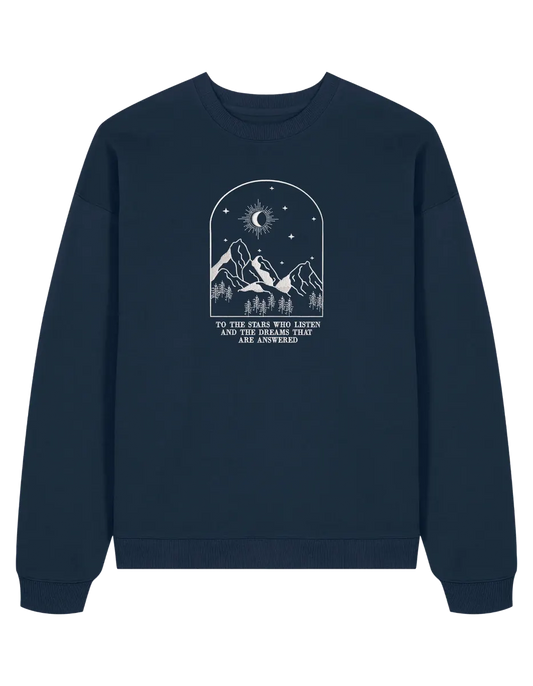 To the stars mountains sweatshirt ACOTAR