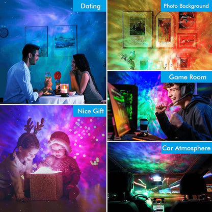 Set Relaxare Timebox, Difuzor de ulei esential, tip Vulcan, 300ml, RGB