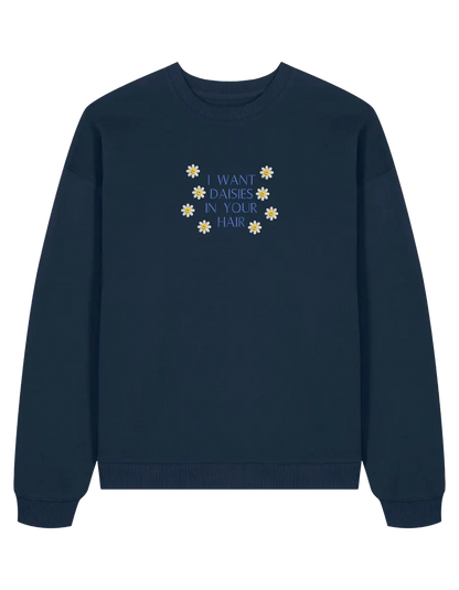 Daisies sweatshirt bookish