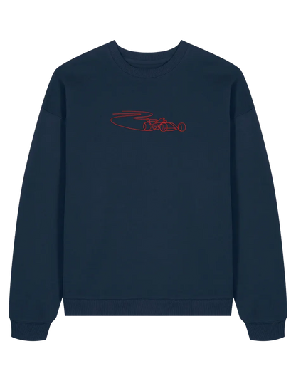 Car outline sweatshirt F1