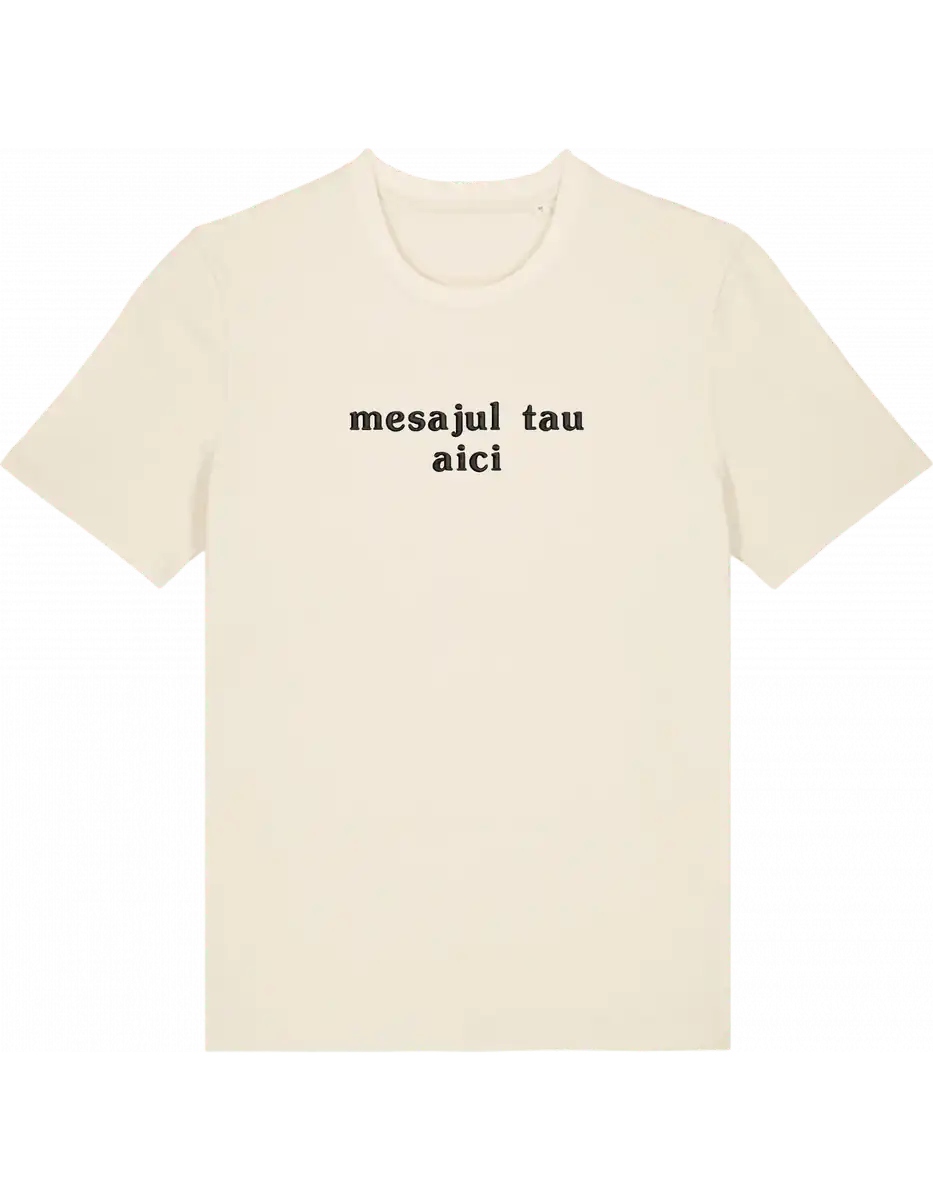Tricou personalizat font basic