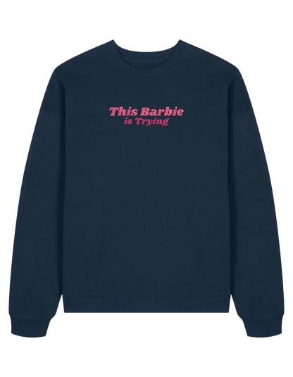 This Barbie sweatshirt Girly