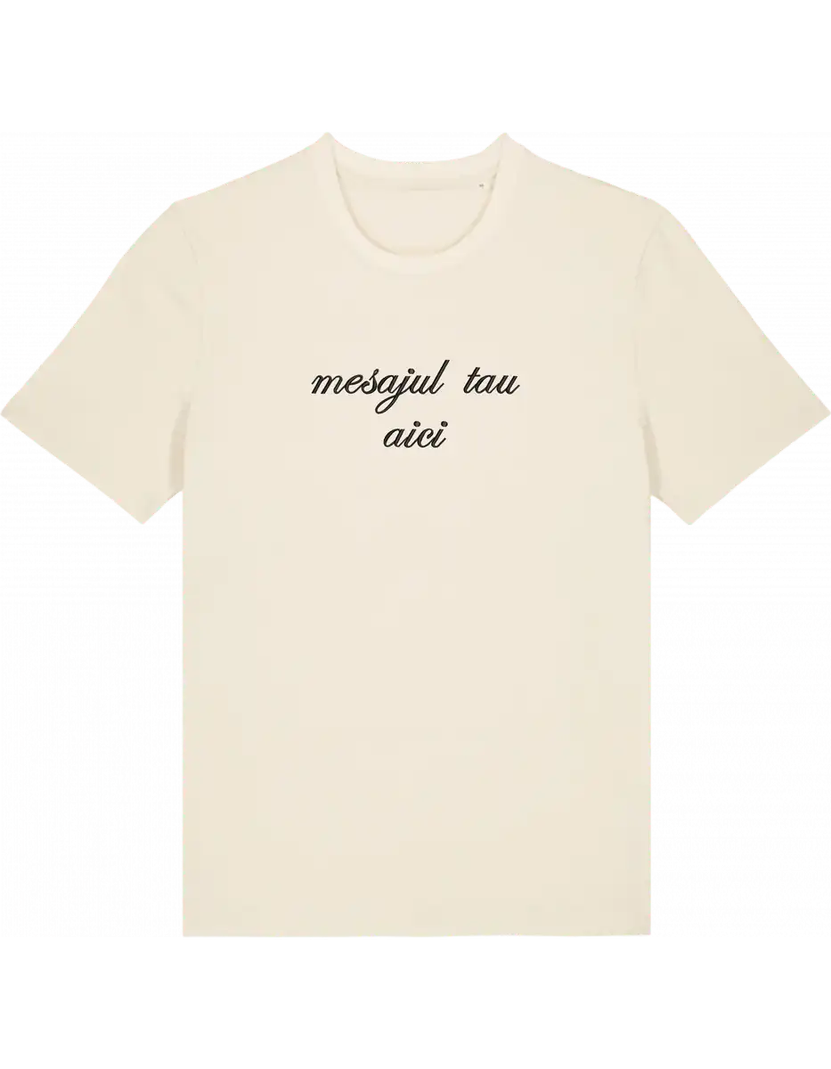 Tricou personalizat font cursiv