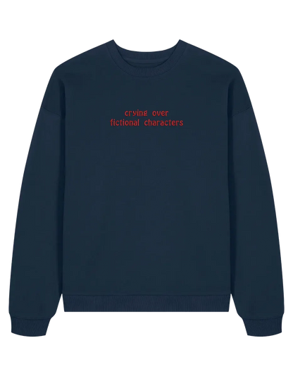 Fictional characters sweatshirt bookish