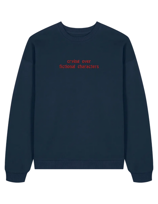 Fictional characters sweatshirt bookish