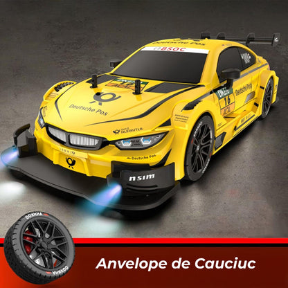 Masina RC Drift 1:16 cu 4WD, Viteza 22KM/H, Galben