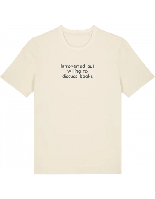 Introverted tricou bookish