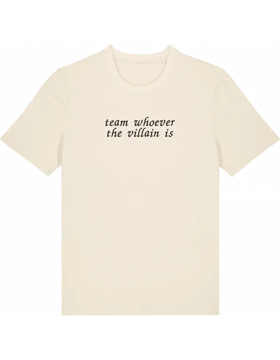 Team villain tricou bookish