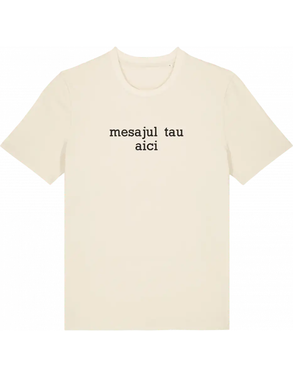 Tricou personalizat font sherif