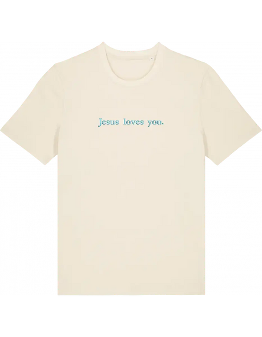 Jesus loves you tricou