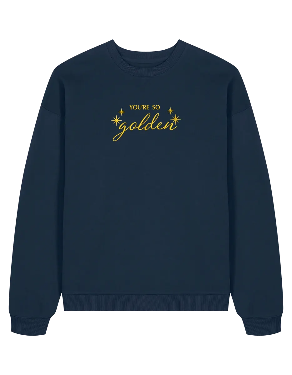 Golden sweatshirt Harry Styles