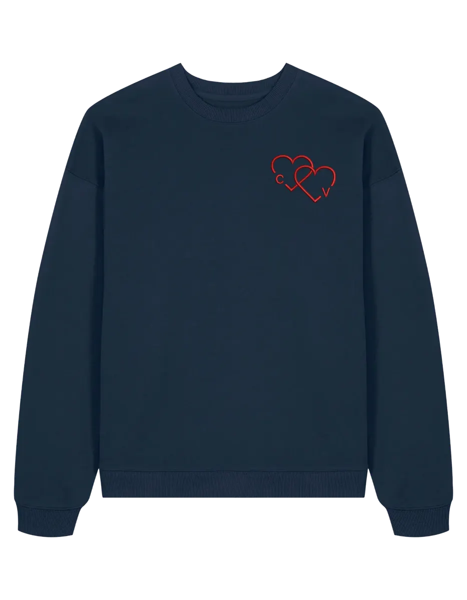 Hearts initiale sweatshirt