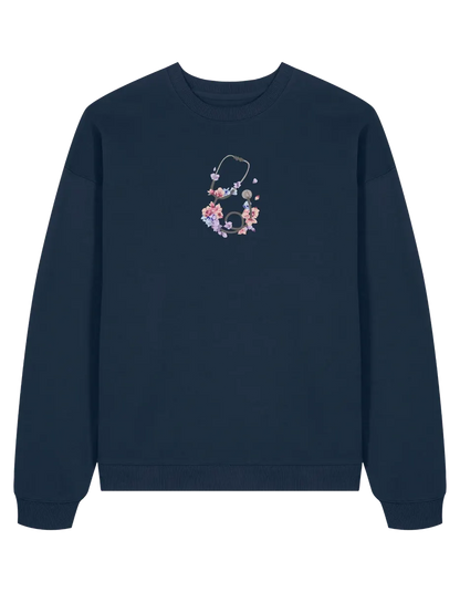 Stetoscop floral sweatshirt Medical