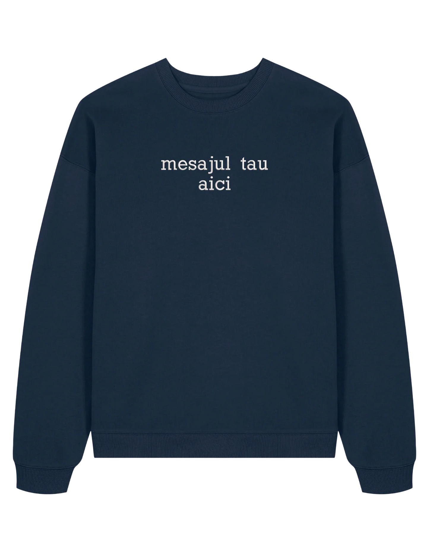 Sweatshirt personalizat font sherif