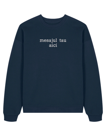 Sweatshirt personalizat font sherif