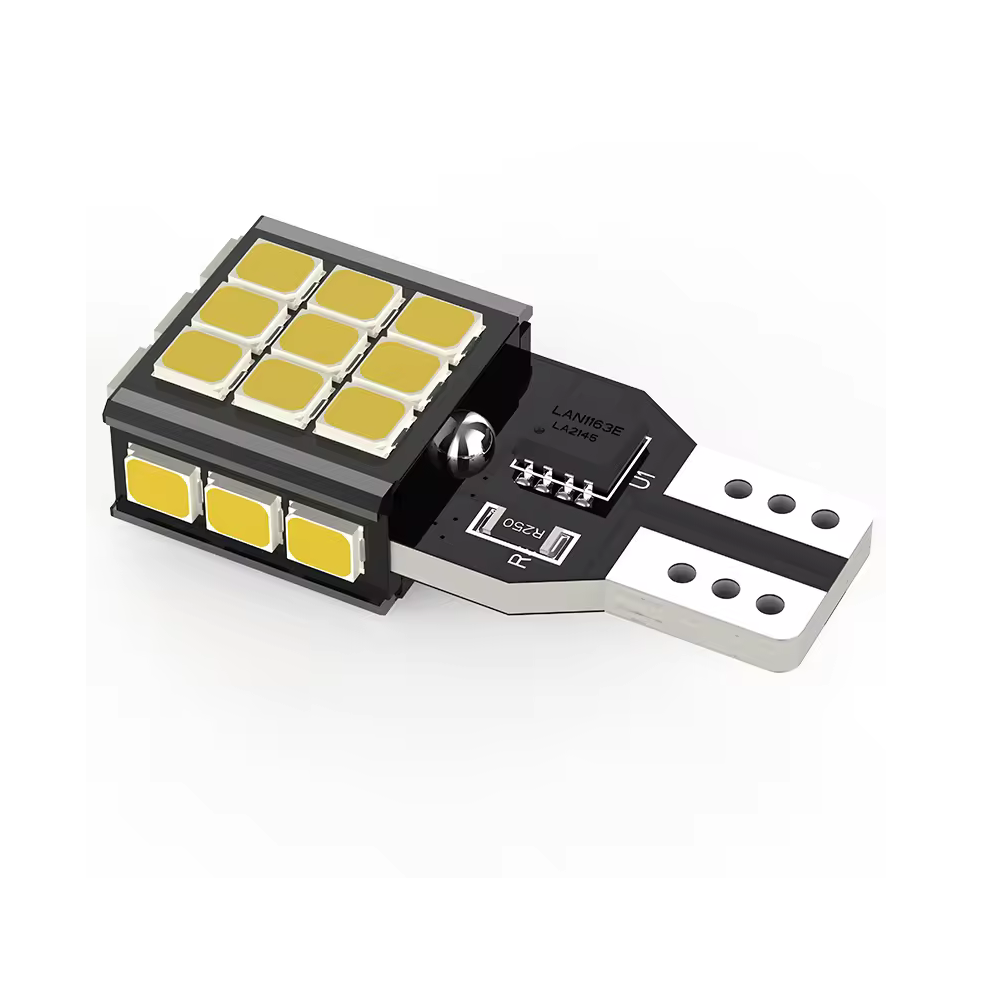 Set 2 x bec LED T15 W16W WY16W LUSMAR™ 1100 lm, Canbus - fara eroare - off-road