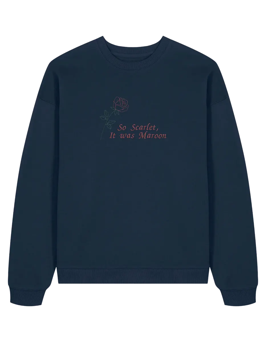Maroon sweatshirt Taylor Swift