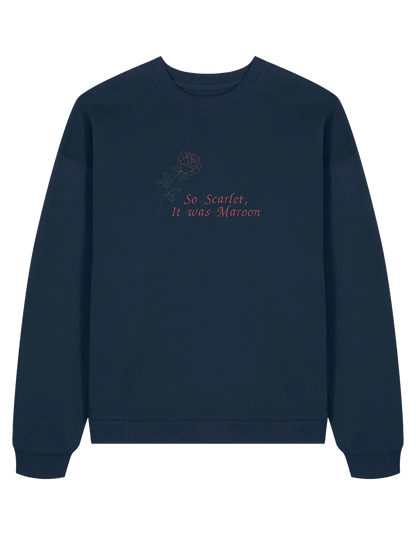 Maroon sweatshirt Taylor Swift