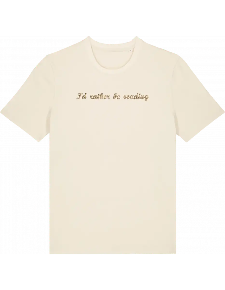 Rather read tricou bookish
