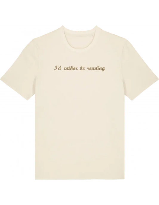 Rather read tricou bookish