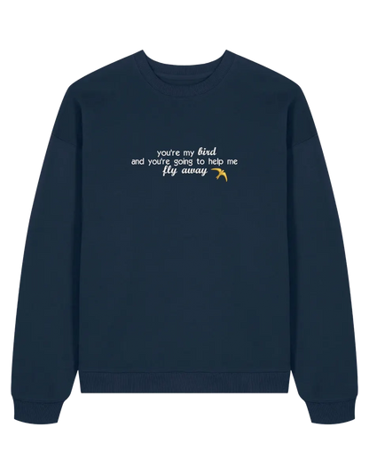 Fly away oversized sweatshirt Shatter me