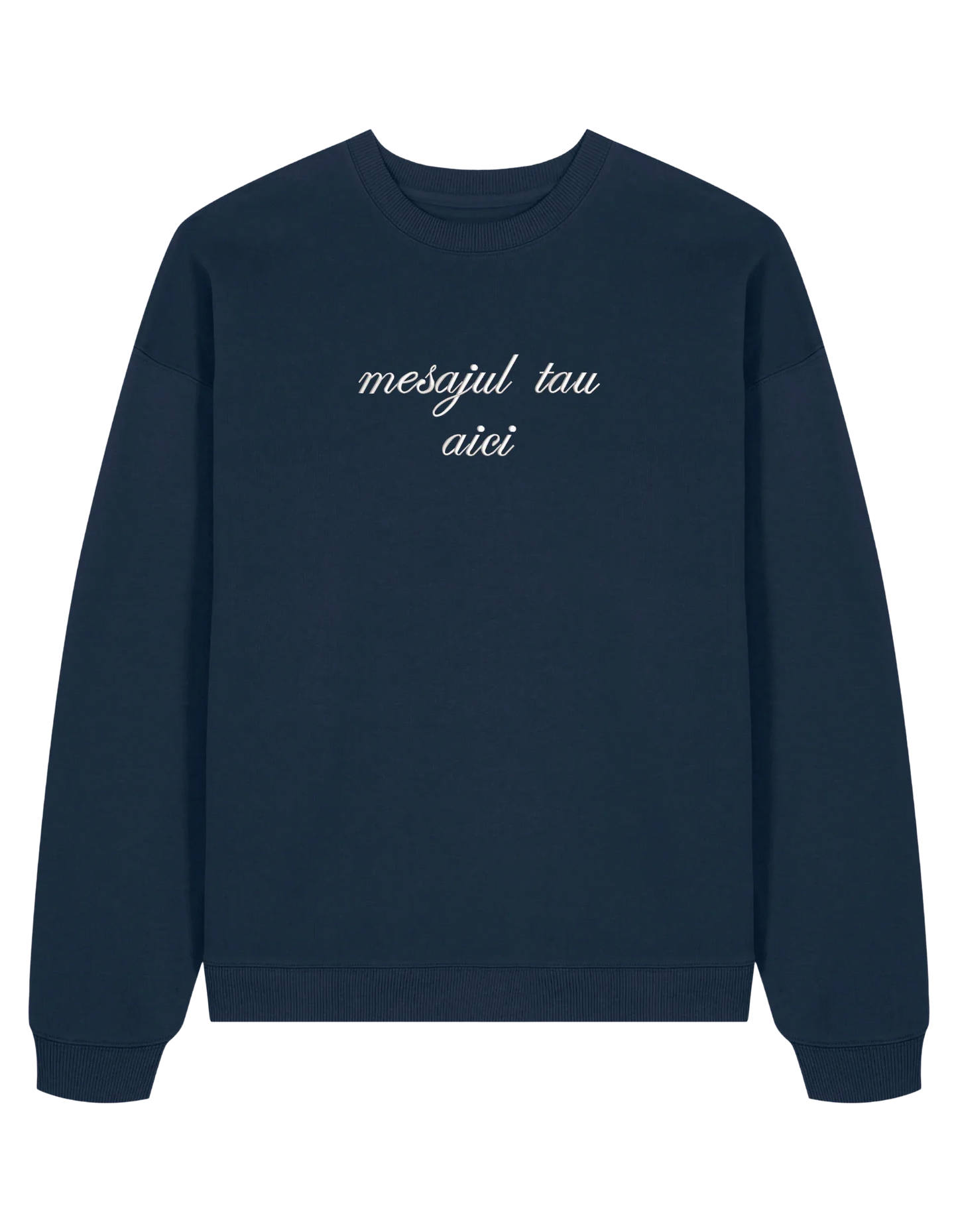 Sweatshirt personalizat font cursiv
