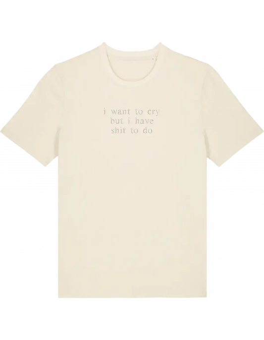I want to cry tricou