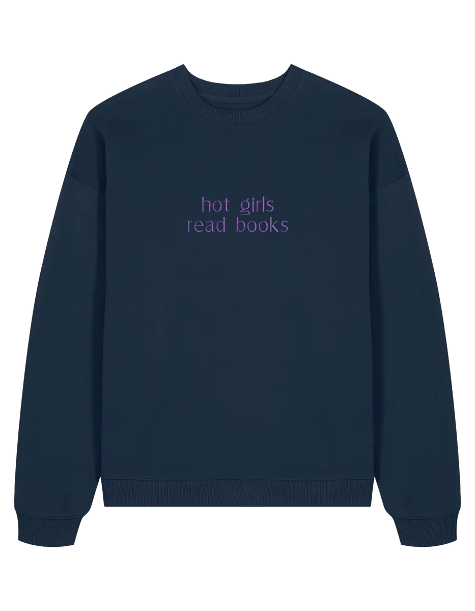 Hot girls sweatshirt bookish