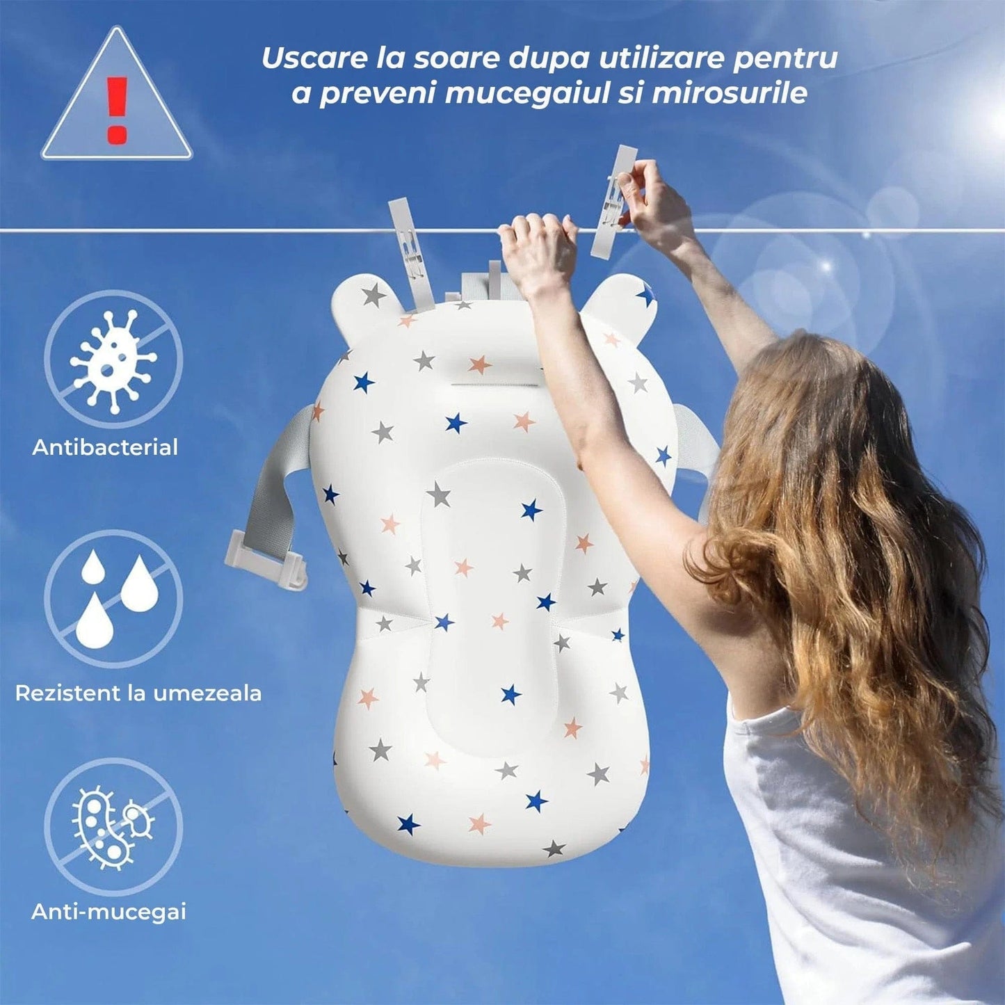 Set Cadita Pliabila Bebe 0-36 luni Timebox, compacta, cu pernuta