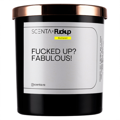Lumânare parfumată FuckUp Nights