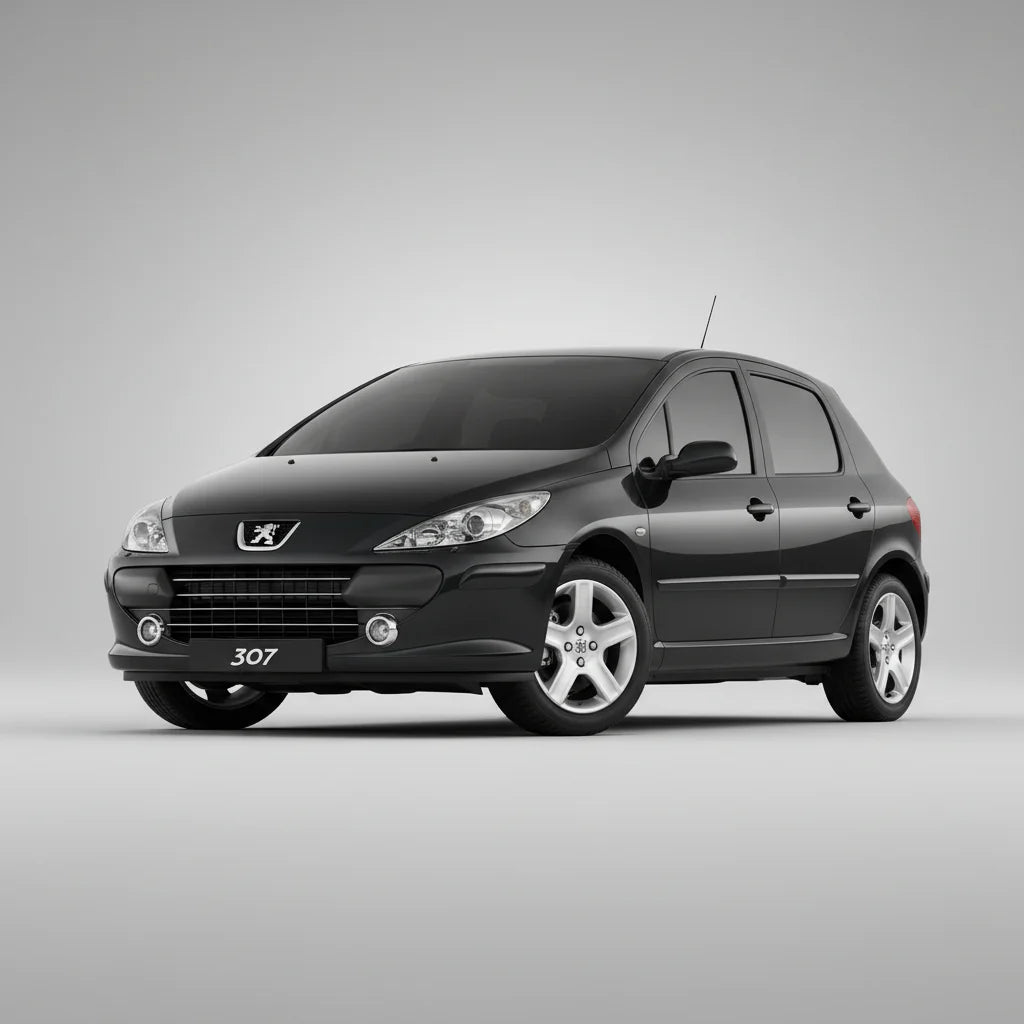 Covorase Auto Tip Tavita Compatibile Peugeot 307 FL (5 usi 2005-2008) Black