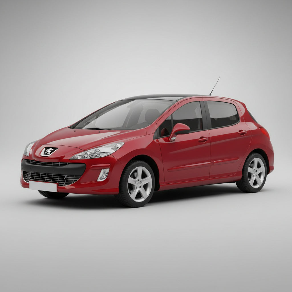 Covorase Auto Tip Tavita Compatibile Peugeot 308 5 usi (2007-2011) Red