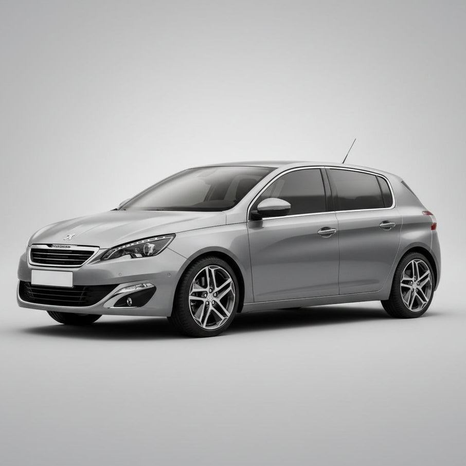 Covorase Auto Tip Tavita Compatibile Peugeot 308 II (2013-2017) Negru