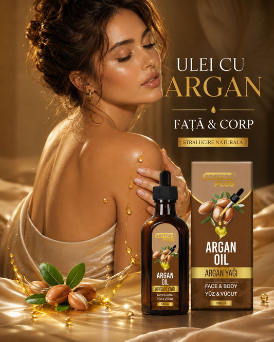 Ulei cu Argan - Hidratare Intensă pentru Față și Corp