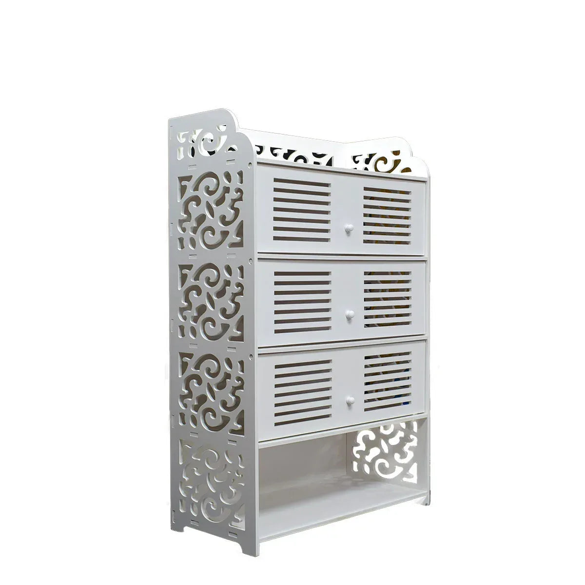 Dulap cu rafturi,Naimed D3472, culoare Alb,100 x 62 x 32 cm