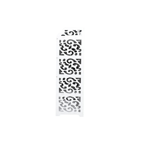 Dulap cu 2 rafturi, 3 sertare, Naimeed D3478, culoare Alb, 120 x 62 x 32 cm