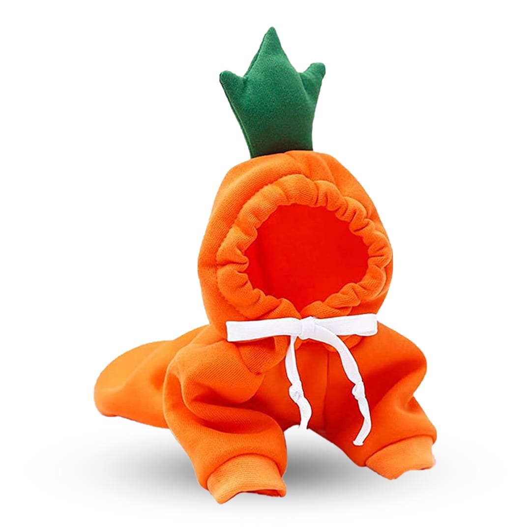 Haina pentru caine, tip Hanorac animale de companie, model Morcov - marimea M