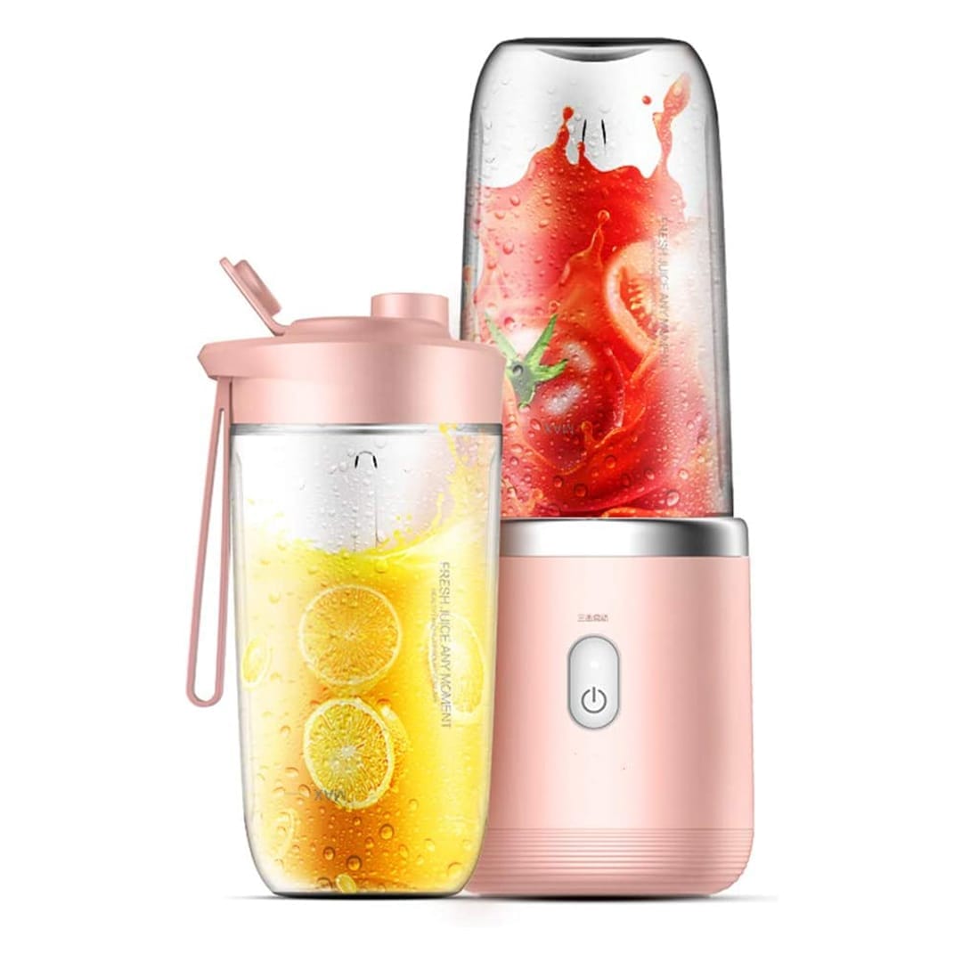 Mini blender electric, compact, multifunctional, smoothie, legume si fructe