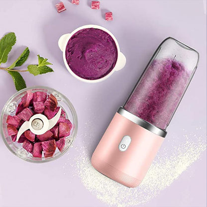 Mini blender electric, compact, multifunctional, smoothie, legume si fructe