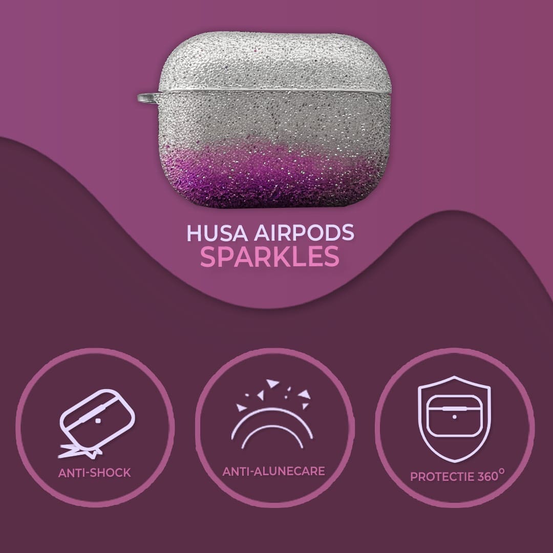 Husa de protectie pentru Apple Airpods Pro, Roz