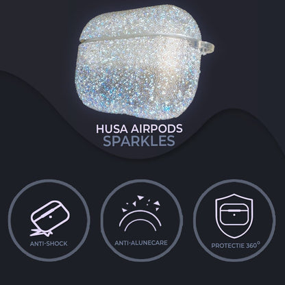 Husa de protectie pentru Apple Airpods Pro, Negru