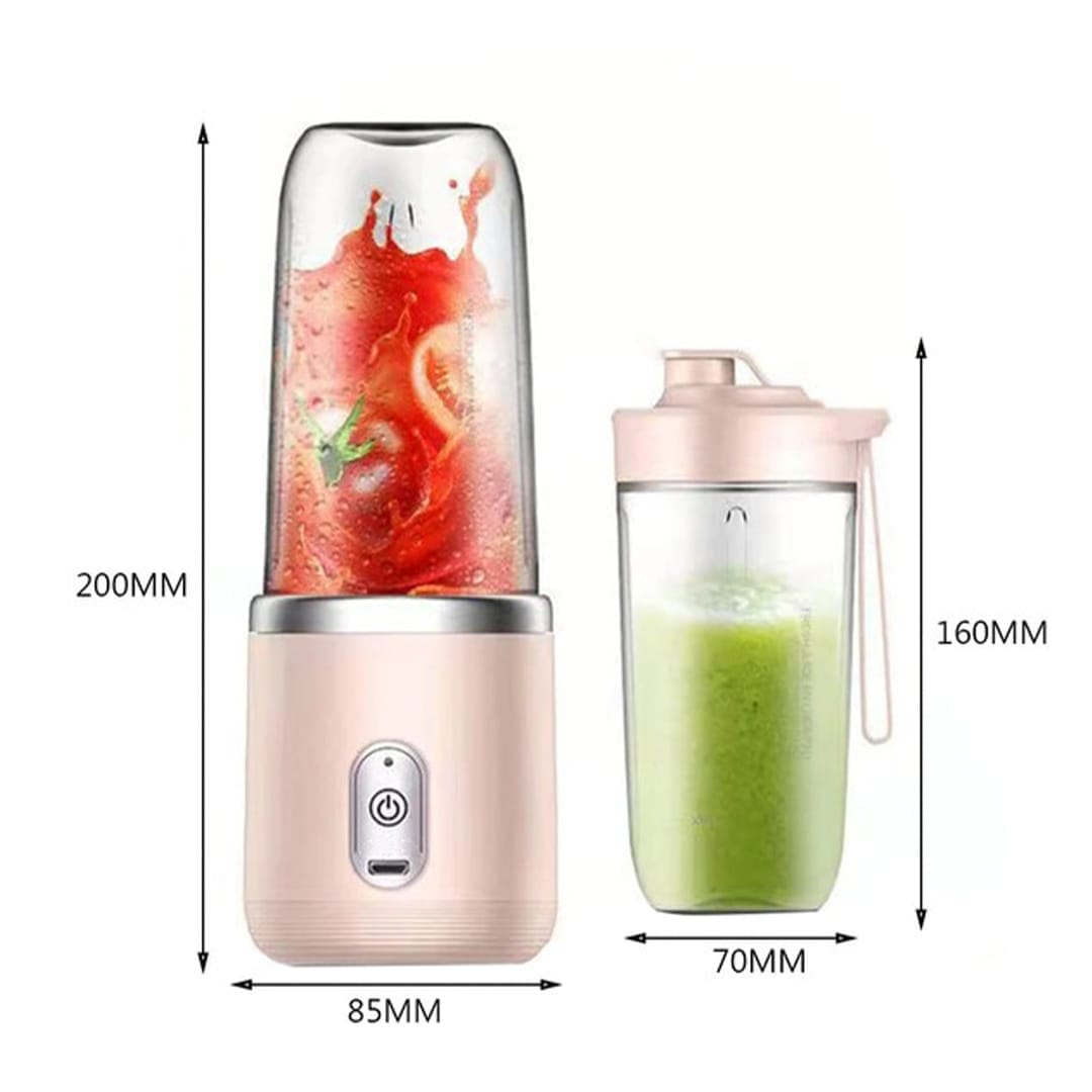 Mini blender electric, compact, multifunctional, smoothie, legume si fructe
