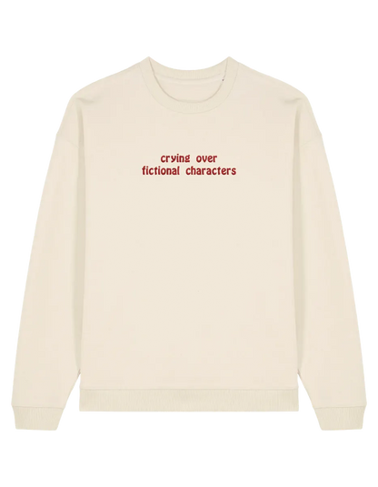 Fictional characters sweatshirt bookish