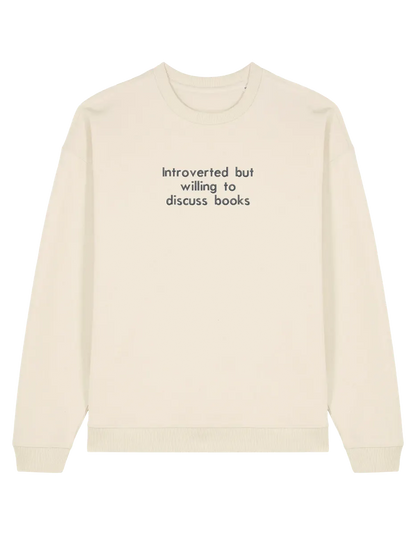 Introverted sweatshirt bookish