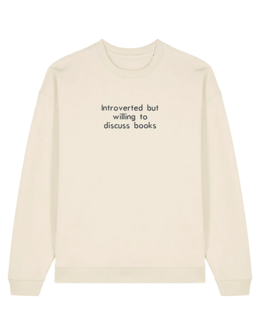 Introverted sweatshirt bookish