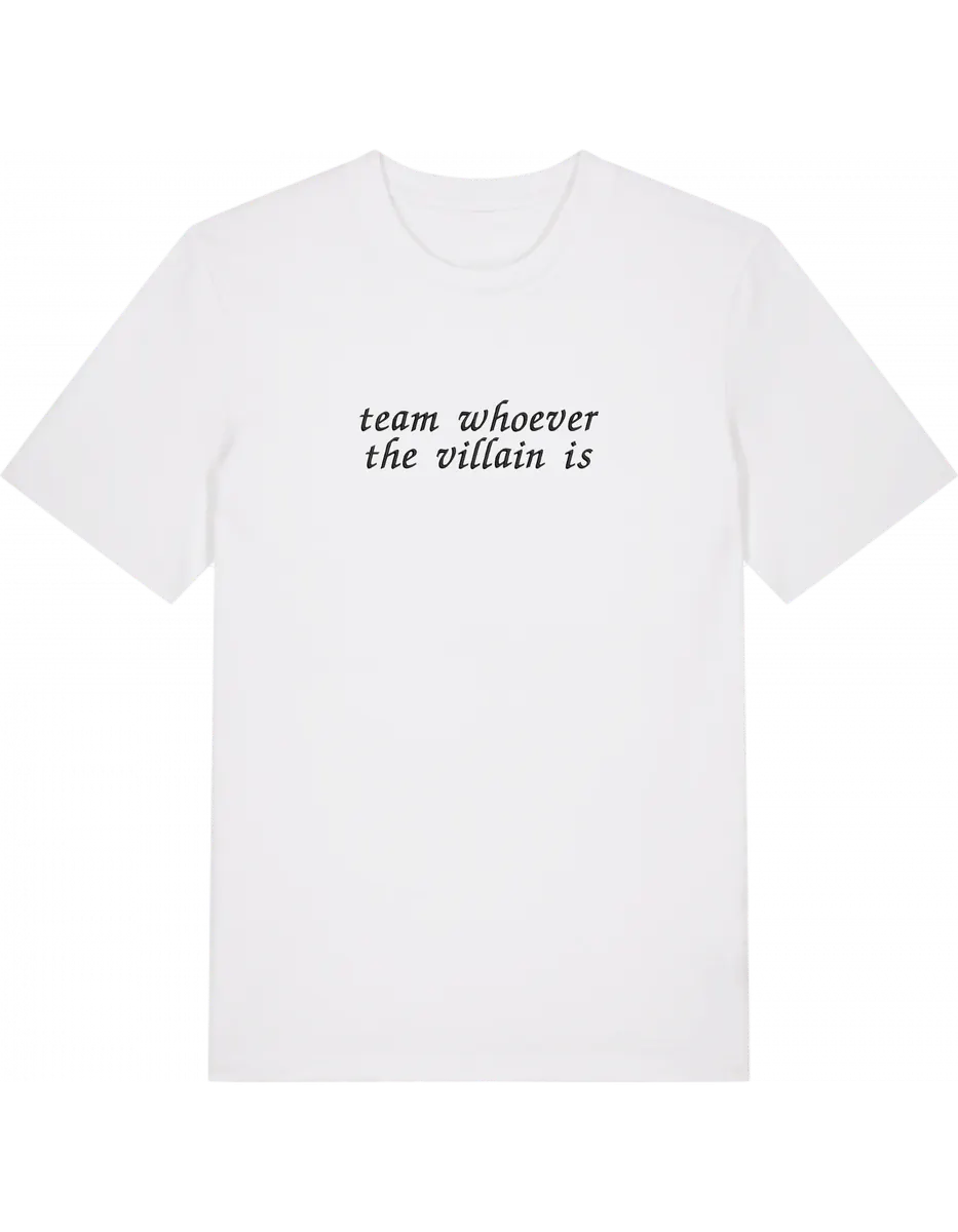 Team villain tricou bookish