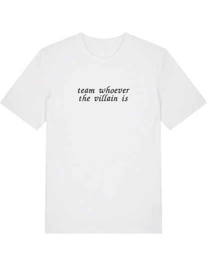 Team villain tricou bookish