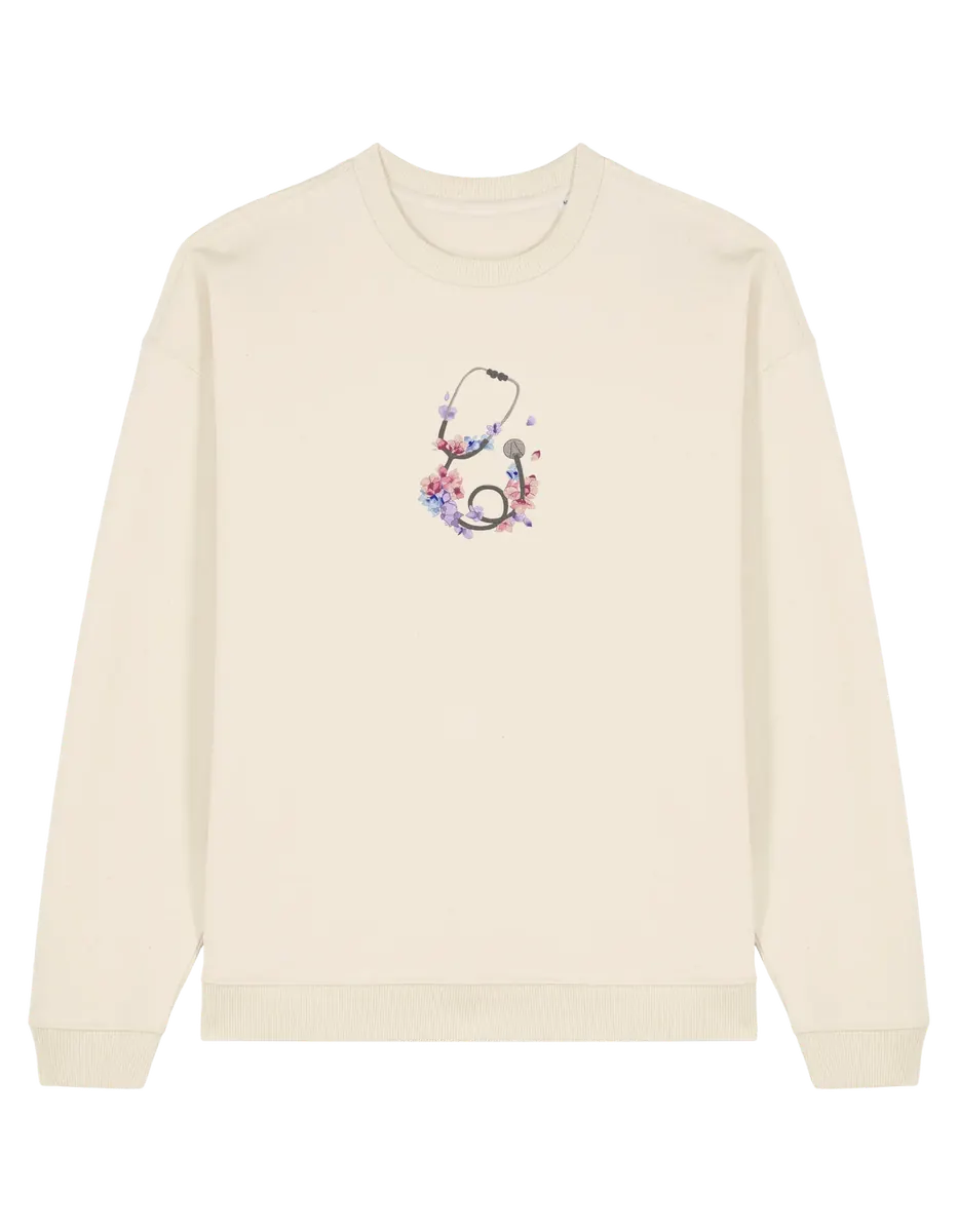 Stetoscop floral sweatshirt Medical