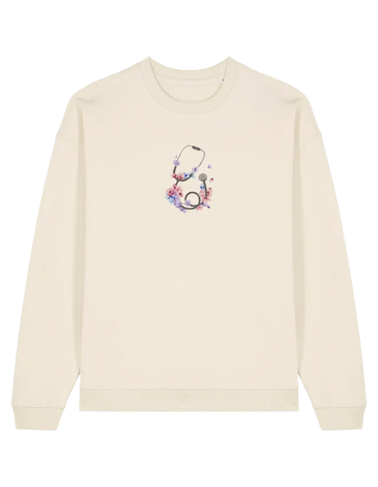 Stetoscop floral sweatshirt Medical